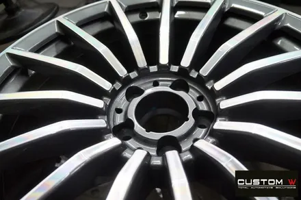 벤츠 GT43 AMG 휠 상처 수리 후 다이아몬드 컷팅 휠복원 / 용인 처인구