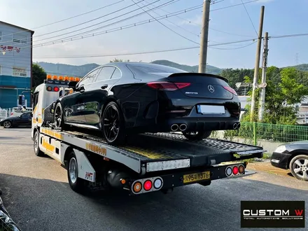 벤츠 CLS53 AMG 휠 상처 수리 후 블랙 실버 투톤 유광 휠도색 / 용인 처인구