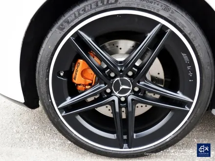 벤츠 A45 AMG 블랙실버 무광 투톤휠도색 + 카본 세라믹 골드 캘리퍼 도색 / 용인 처인구
