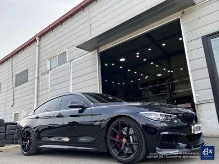 BMW 428i BBS FIR 휠수리 후 블랙유광 휠도색 / 용인 처인구