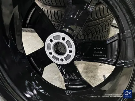 볼보 XC90 블랙유광 휠도색 + 카본 세라믹 골드 캘리퍼도색 / 용인 처인구