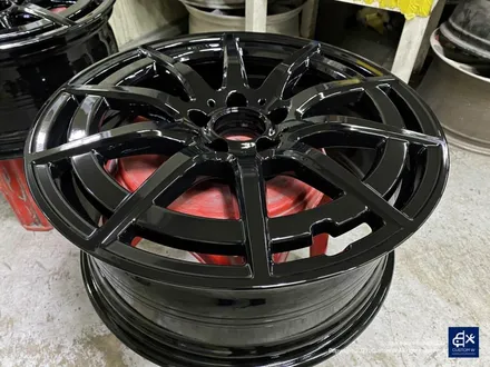 벤츠 신차 GLB35 AMG 블랙유광 휠도색 + 골드 캘리퍼 도색 / 용인 처인구