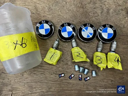 BMW G06 X6 블랙유광 휠도색 + 레드 캘리퍼 도색 / 용인 처인구