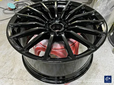 벤츠 GT43 AMG 휠수리 후 블랙유광 휠도색 / 용인 처인구