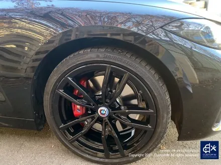 BMW 4시리즈 G23  M440i 컨버터블 19인치 792M 휠 상처 수리 후, 유광 블랙 휠 도색_! / 용인 처인구