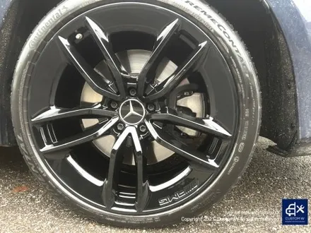 벤츠 CLS53 AMG 휠 상처 수리 후, 하이그로시 블랙 / 유광 검정 휠 도색_! / 용인 처인구