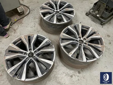 볼보 XC60 20인치 하이그로시 블랙 (검정 유광) 휠 도색 / 용인 처인구