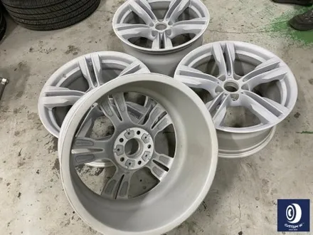 BMW F15 X5 30D 블랙 유광 휠도색 + 부식 제거 후, 캘리퍼 도색 허브 방청 코팅 작업까지_! / 용인 처인구