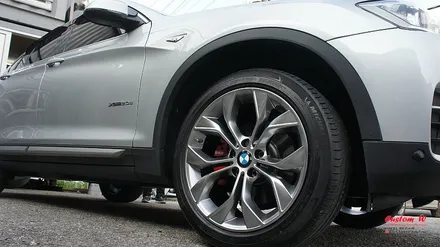 BMW X4의 림 프로텍터의 약간은 불편한 진실과 고스트크롬 휠도색 그리고 캘리퍼 레드 도색. / 용인 처인구