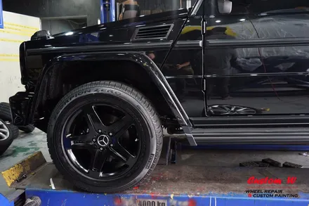 상남자의 차 벤츠 G350d G바겐 맷블랙 휠도색, 블랙 캘리퍼도색, 벤츠코딩서비스(내기순환유지,미러링크활성화) / 용인 처인구