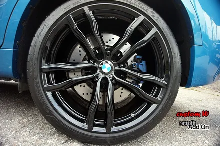 무서운 성능의 SUV BMW X6M 블랙유광 휠도색. / 용인 처인구