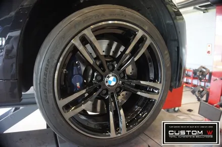 잘못된 휠수리로 고생하신 고객분.. BMW F80 M3 437M 휠복원 작업. / 용인 처인구