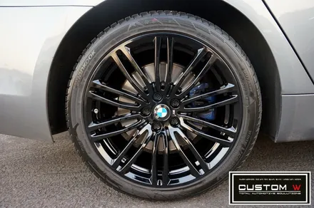 BMW G30 530i 664M 블랙유광(하이그로시 블랙) 휠도색 작업.! / 용인 처인구