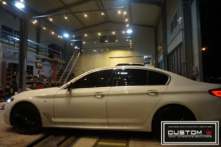 BMW G30 530i 요즘 핫 한 664M 휠 상처 수리후, 하이그로시 블랙 블랙유광 휠도색. 커스텀W / 용인 처인구
