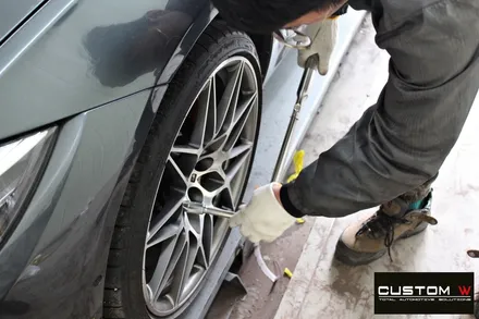 BMW F80 M3 카본 세라믹 골드 캘리퍼 도색 / 용인 처인구