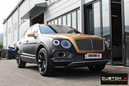 최강 럭셔리 SUV 벤틀리 벤테이가 블랙유광 휠 도색 / 용인 처인구