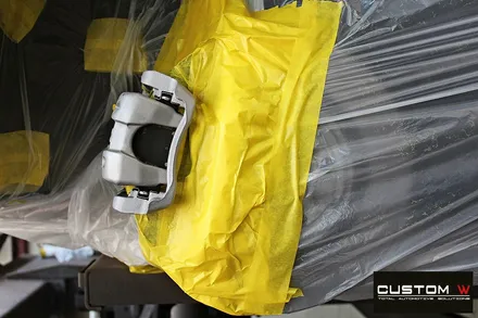 벤츠 20년 신형 CLA250 블랙유광 휠도색 + 애시드 그린(ACID GREEN) 형광 캘리퍼 도색 / 용인 처인구