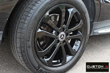 벤츠 GLE350d 휠 상처 수리 후 블랙 유광 휠도색 / 용인 처인구