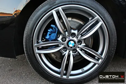 BMW 530d 휠 상처 수리 후 고스트 크롬 휠도색 / 용인 처인구