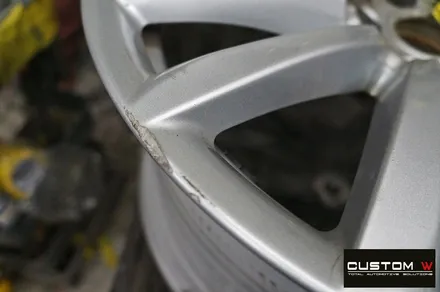 BMW G12 730Ld 휠 상처 수리 후 실버 휠복원 / 용인 처인구