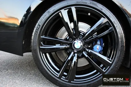 BMW 428i 19인치 442M 휠 상처 수리 후 블랙유광 휠도색 / 용인 처인구