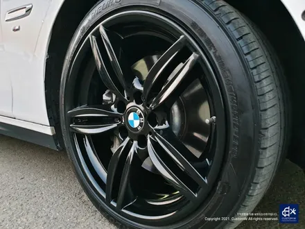 BMW 530d 휠수리 후 블랙유광 휠도색 / 용인 처인구