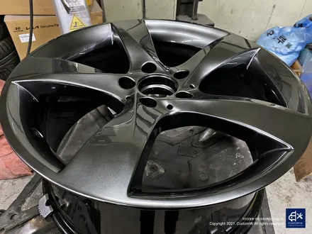벤츠 C220d 휠수리 후 고스트 크롬 휠도색 / 용인 처인구