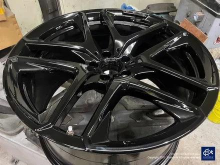 벤츠 GLE53 AMG 쿠페 블랙유광 휠도색 + 레드 캘리퍼 도색 / 용인 처인구