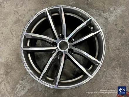 BMW G30 520d 휠수리 후 블랙유광 휠도색 / 용인 처인구