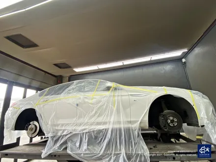 BMW 640d 휠수리 후 블랙유광 휠도색 + 레드 캘리퍼 도색 / 용인 처인구