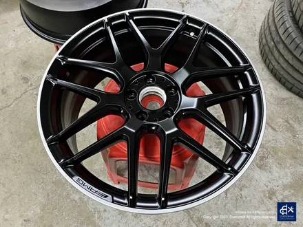 벤츠 S63 AMG 쿠페 휠수리 후 블랙 실버 투톤 무광 휠도색 / 용인 처인구