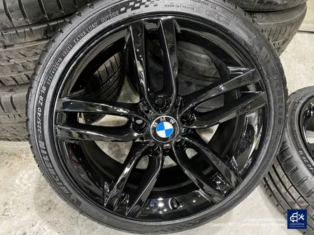 BMW 118d 461M 휠수리 후 블랙유광 휠도색 / 용인 처인구