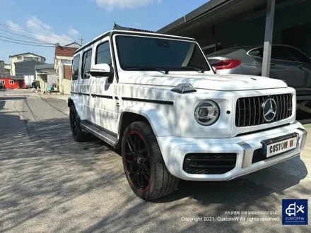 벤츠 G바겐 G63 AMG 22인치 에디션  휠 무광 블랙 레드 투톤 휠 상처 수리 후, 복원 도색 / 용인 처인구
