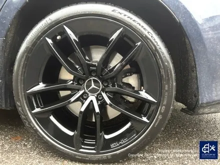 벤츠 CLS53 AMG 휠 상처 수리 후, 하이그로시 블랙 / 유광 검정 휠 도색_! / 용인 처인구