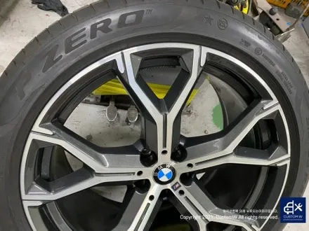 BMW G06 X6 30D 21인치 741M 휠 상처 수리 후, 다이아몬드 커팅 휠 복원 / 용인 처인구