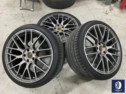 벤츠 C63AMG 하이그로시 블랙(검정 유광) 휠도색 + 레드 캘리퍼 도색 / 용인 처인구
