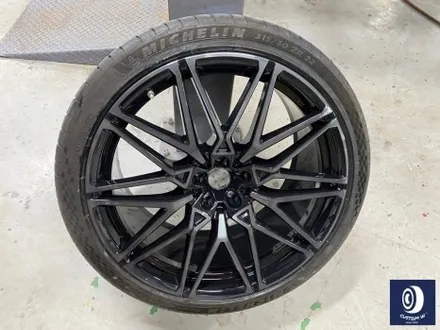 BMW X6M 컴페티션 818M 22인치 휠 상처 수리 후, 다이아몬드 커팅 휠 복원 / 용인 처인구