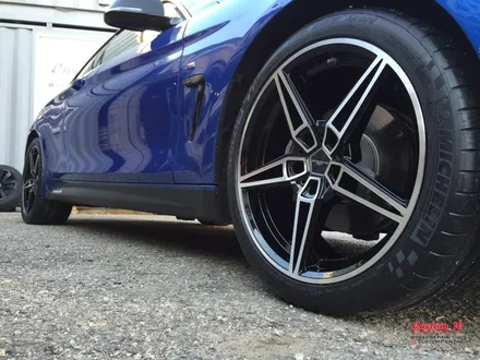 BMW 4시리즈 슈니처(AC Schnitzer) 도색 휠을 다이아몬드컷팅휠(블랙폴리시)로 변신하다. / 용인 처인구