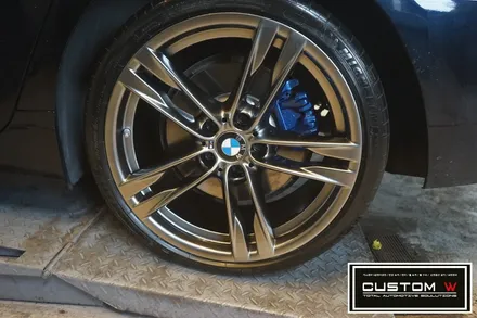 BMW 640D 20인치 고스트크롬 휠도색, M퍼포먼스 블루 컬러 캘리퍼도색. / 용인 처인구
