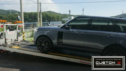 레인지로버 보그 신차 블랙유광 휠도색, 블랙 캘리퍼도색. / 용인 처인구