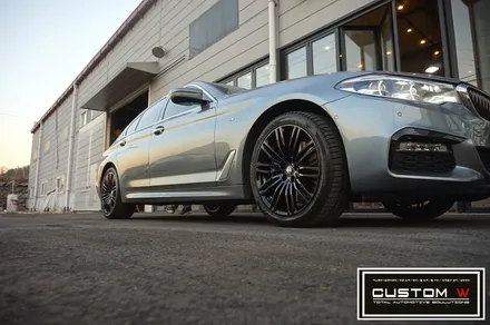 BMW G30 530i 664M 블랙유광(하이그로시 블랙) 휠도색 작업.! / 용인 처인구