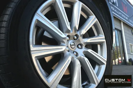 볼보 XC90 상처난 다이아몬드 컷팅 휠수리 복원. / 용인 처인구