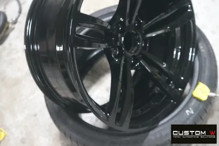 BMW M3,M4 437M 휠 상처 수리 후, 블랙 유광 휠도색. / 용인 처인구