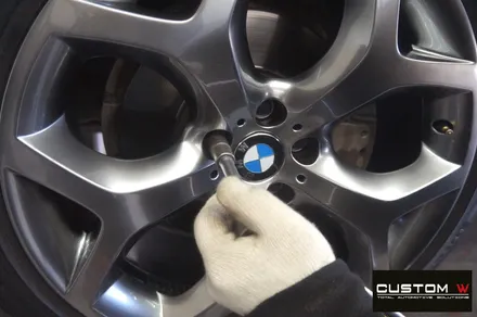 BMW X6 20인치 Y스포크 휠 상처 수리 후, 고스트 크롬 휠도색. / 용인 처인구
