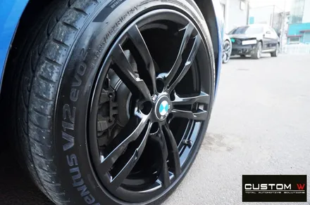 휠 상처가 많은 BMW 320d 수리 후 / 용인 처인구