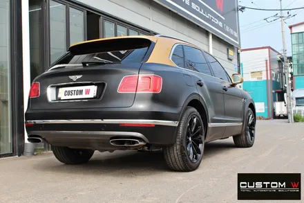 최강 럭셔리 SUV 벤틀리 벤테이가 블랙유광 휠 도색 / 용인 처인구
