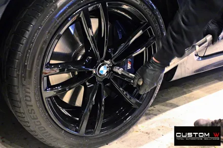 BMW 6GT 630d 19인치 블랙유광 휠도색 / 용인 처인구