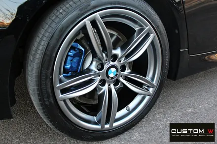 BMW 530d 휠 상처 수리 후 고스트 크롬 휠도색 / 용인 처인구