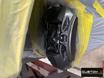 벤츠 21년식 E53 AMG 블랙 실버 투톤 무광 휠도색 + 건메탈 캘리퍼 도색 / 용인 처인구