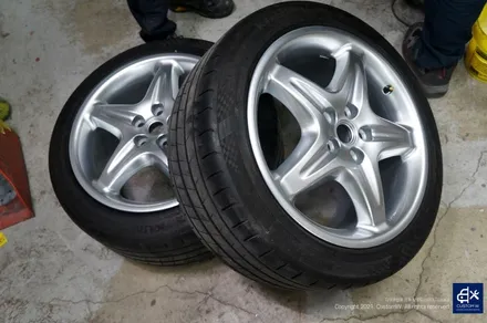 페라리 F355 베를리네타 실버 휠복원 / 용인 처인구